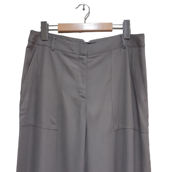 BCBGMAXAZRIA Women's Jespen Wide-Leg Pants in Spanish Moss Size 6 - Picture 5 of 10